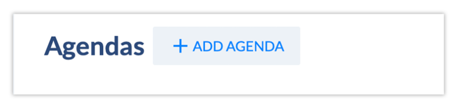 Agenda 1